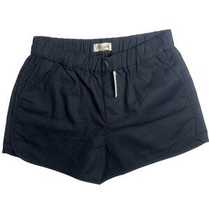 Madewell Women's Shorts Black Pull On Sz Small Lounge Casual soft breezy cotton